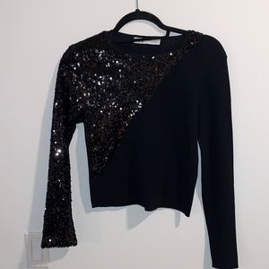 Zara sequin top